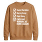 England Home Again Checklist Women Cricket Sweatshirt 2026