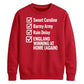 England Home Again Checklist Women Cricket Sweatshirt 2026