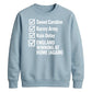England Home Again Checklist Women Cricket Sweatshirt 2026