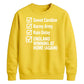 England Home Again Checklist Women Cricket Sweatshirt 2026