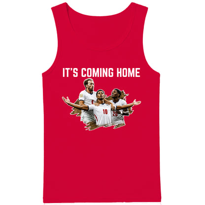 England It's Coming Home Football Graphic Men Tank Top