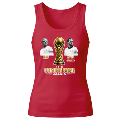 England Squad 1966 to 2026 Trophy Graphic Ladies Tank Top