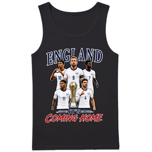 England Supporters Squad Graphic Its Coming Home Men Tank Top