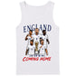 England Supporters Squad Graphic Its Coming Home Men Tank Top
