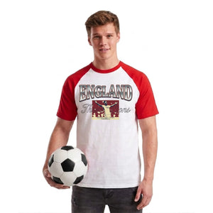 England Three Lions Icons Series Football Baseball T-Shirt