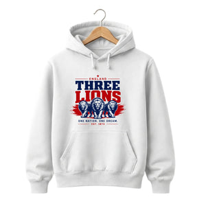 England Three Lions Printed FIFA Unisex Hoodie