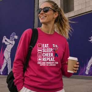 England Women Cheer Squad Women Cricket Sweatshirt - ICC T20 World Cup