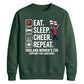 England Women Cheer Squad Women Cricket Sweatshirt - ICC T20 World Cup