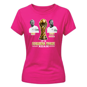England World Cup 1966 2026 Trophy Graphic Ladies T-Shirt