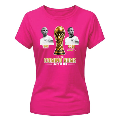England World Cup 1966 2026 Trophy Graphic Ladies T-Shirt
