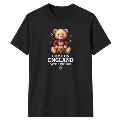 England Cup 2026 Bear Printed Unisex T-Shirt