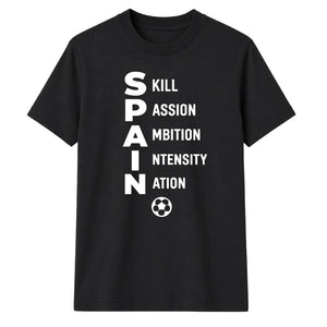 Euro Acronym Graphic Spain Football Tournament Unisex T-Shirt