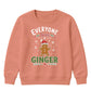 Everyone Loves A Ginger Graphic Christmas Kids Sweatshirt