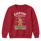 Everyone Loves A Ginger Graphic Christmas Kids Sweatshirt