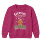 Everyone Loves A Ginger Graphic Christmas Kids Sweatshirt