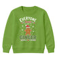 Everyone Loves A Ginger Graphic Christmas Kids Sweatshirt