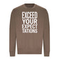 Exceed Your Expectations Slogan Unisex Sweatshirt