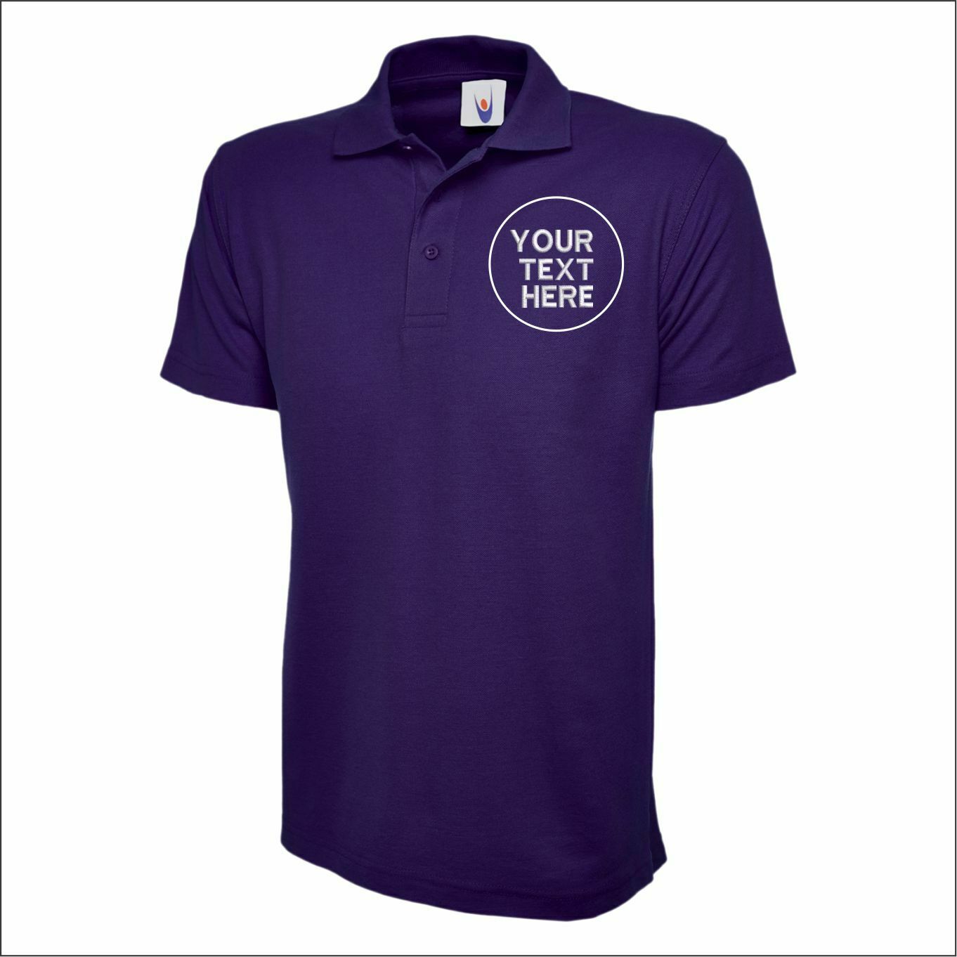 Custom Embroidered Men Polo Tshirt, Personalised Text/Design Shirt, Digitized Company Logo Monogrammed Polo Tee, Special Gift for Golf Lover