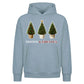 Fabulous Potted Trees Festive Christmas Oversized Hoodie