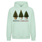 Fabulous Potted Trees Festive Christmas Oversized Hoodie
