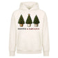 Fabulous Potted Trees Festive Christmas Oversized Hoodie