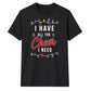 Fairy Lights Slogan Print Festive Christmas Unisex T-Shirt