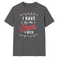 Fairy Lights Slogan Print Festive Christmas Unisex T-Shirt