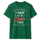 Fairy Lights Slogan Print Festive Christmas Unisex T-Shirt
