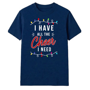Fairy Lights Slogan Print Festive Christmas Unisex T-Shirt