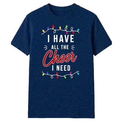 Fairy Lights Slogan Print Festive Christmas Unisex T-Shirt