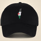 Palestine Baseball Hat, Palestine Country Map Embroidered Cap, Support Palestine Dad Hat, Freedom for Jerusalem Muslims Protest Snapback Cap