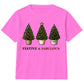 Festive And Fabulous Potted Trees Christmas Kids T-Shirt
