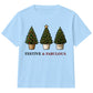 Festive And Fabulous Potted Trees Christmas Kids T-Shirt
