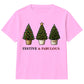 Festive And Fabulous Potted Trees Christmas Kids T-Shirt