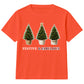 Festive And Fabulous Potted Trees Christmas Kids T-Shirt