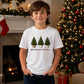 Festive And Fabulous Potted Trees Christmas Kids T-Shirt