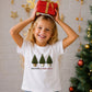 Festive And Fabulous Potted Trees Christmas Kids T-Shirt