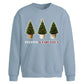 Festive And Fabulous Trees Christmas Oversized Sweatshirt