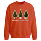 Festive And Fabulous Trees Christmas Oversized Sweatshirt