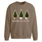 Festive And Fabulous Trees Christmas Oversized Sweatshirt