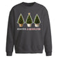 Festive And Fabulous Trees Christmas Oversized Sweatshirt