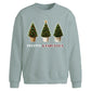Festive And Fabulous Trees Christmas Oversized Sweatshirt