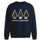 Festive And Fabulous Trees Christmas Oversized Sweatshirt