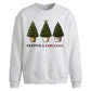 Festive And Fabulous Trees Christmas Oversized Sweatshirt