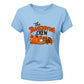 Festive autumn crew graphic Thanksgiving Ladies T-Shirt