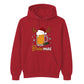 Festive Brewmas Beer Mug Antlers Christmas Unisex Hoodies