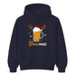 Festive Brewmas Beer Mug Antlers Christmas Unisex Hoodies