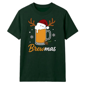 Festive Brewmas Beer Mug Graphic Christmas Unisex T-Shirt