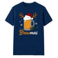 Festive Brewmas Beer Mug Graphic Christmas Unisex T-Shirt
