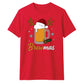 Festive Brewmas Beer Mug Graphic Christmas Unisex T-Shirt